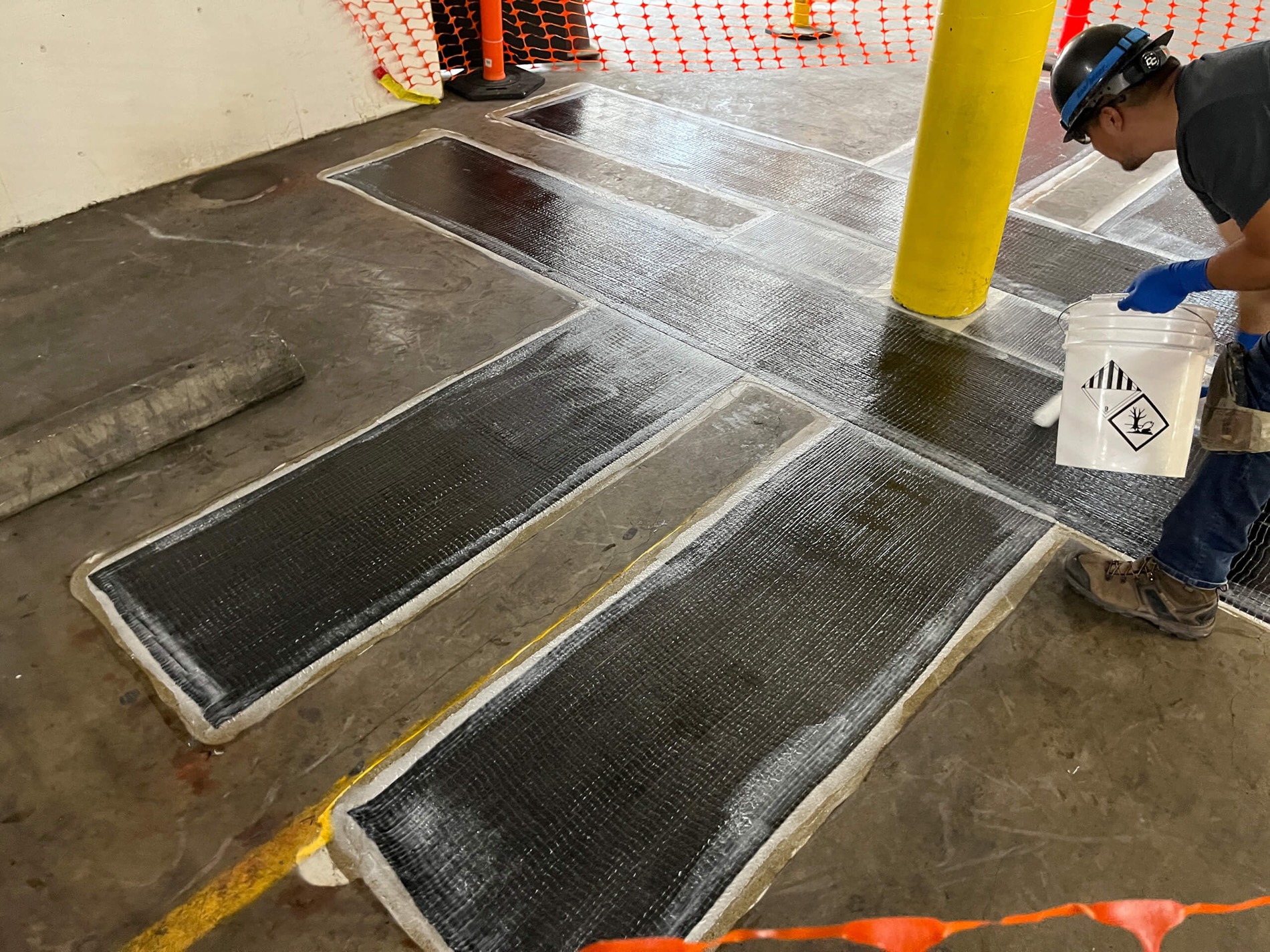 Non-Ductile Concrete Retrofitting