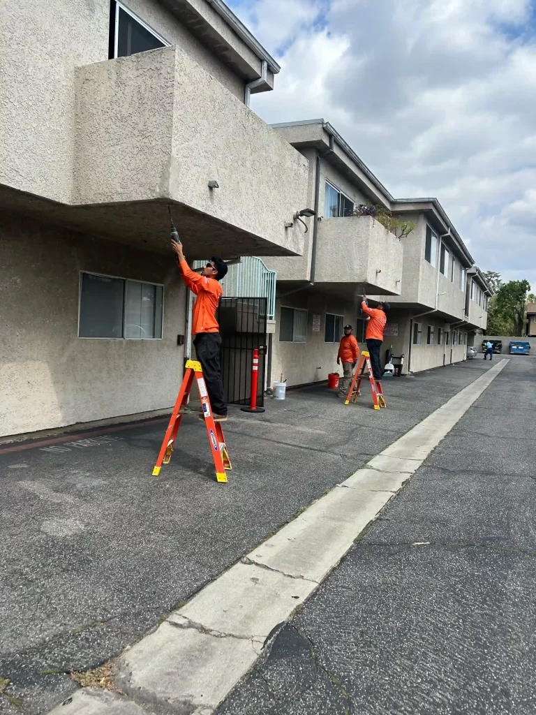 PAR Team members conducting SB721 Inspection on a multifamily